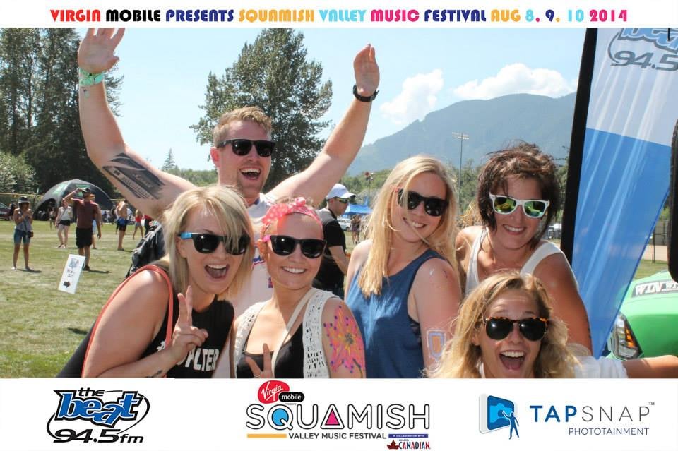 TapSnap at Squamish Festival 