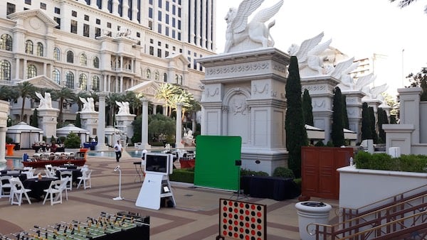 Vegas Event Setup