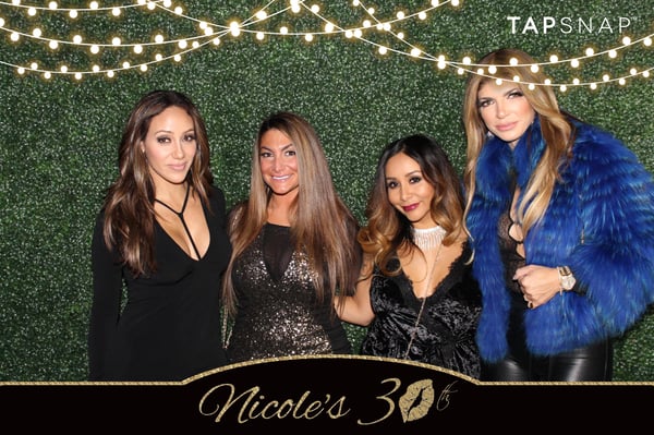 Melissa, Deena, Snooki, and Teresa using TapSnap 