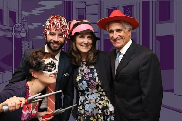 ultra violet wedding photo booth 2