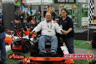 Ariens and Gravely at trade show