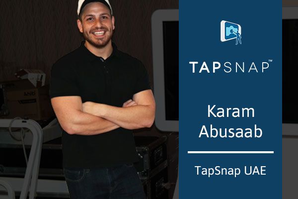 Photo of Karam Abusaab of TapSnap UAE