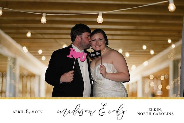 destination wedding photo booth