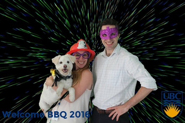 photo booth at UBC