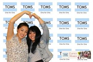 what is Brand activation- photo booth at TOMS