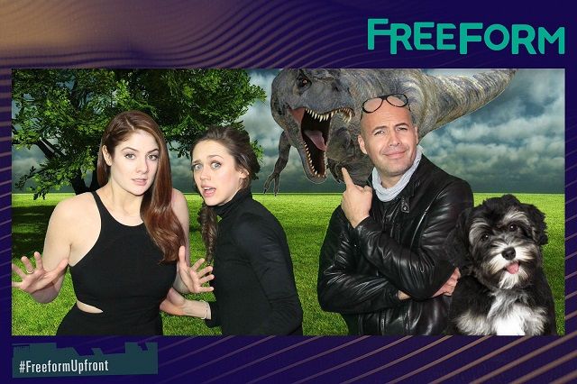 Billy Zane, Emily Tremaine, and Daisy Head- photo booth celebrities use