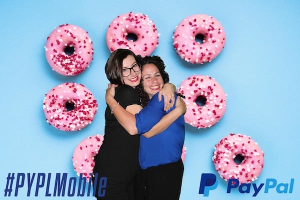 photo booth at paypal event