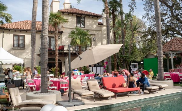 poolside photo booth