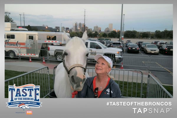 Denver Broncos mascot Thunder