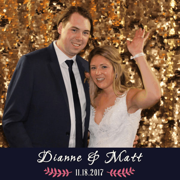 GIF of a couple at their wedding