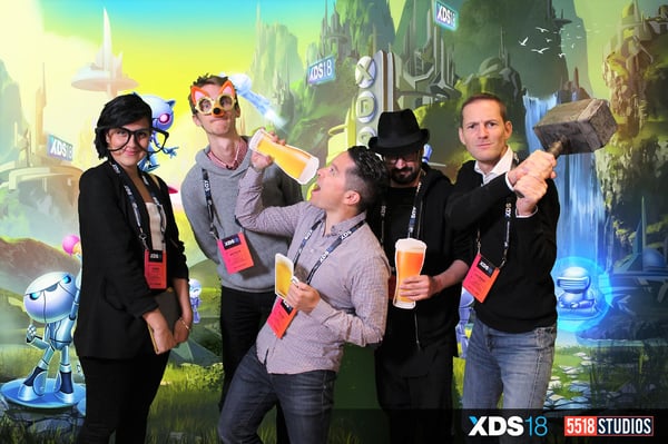 XDS Games conference photo booth