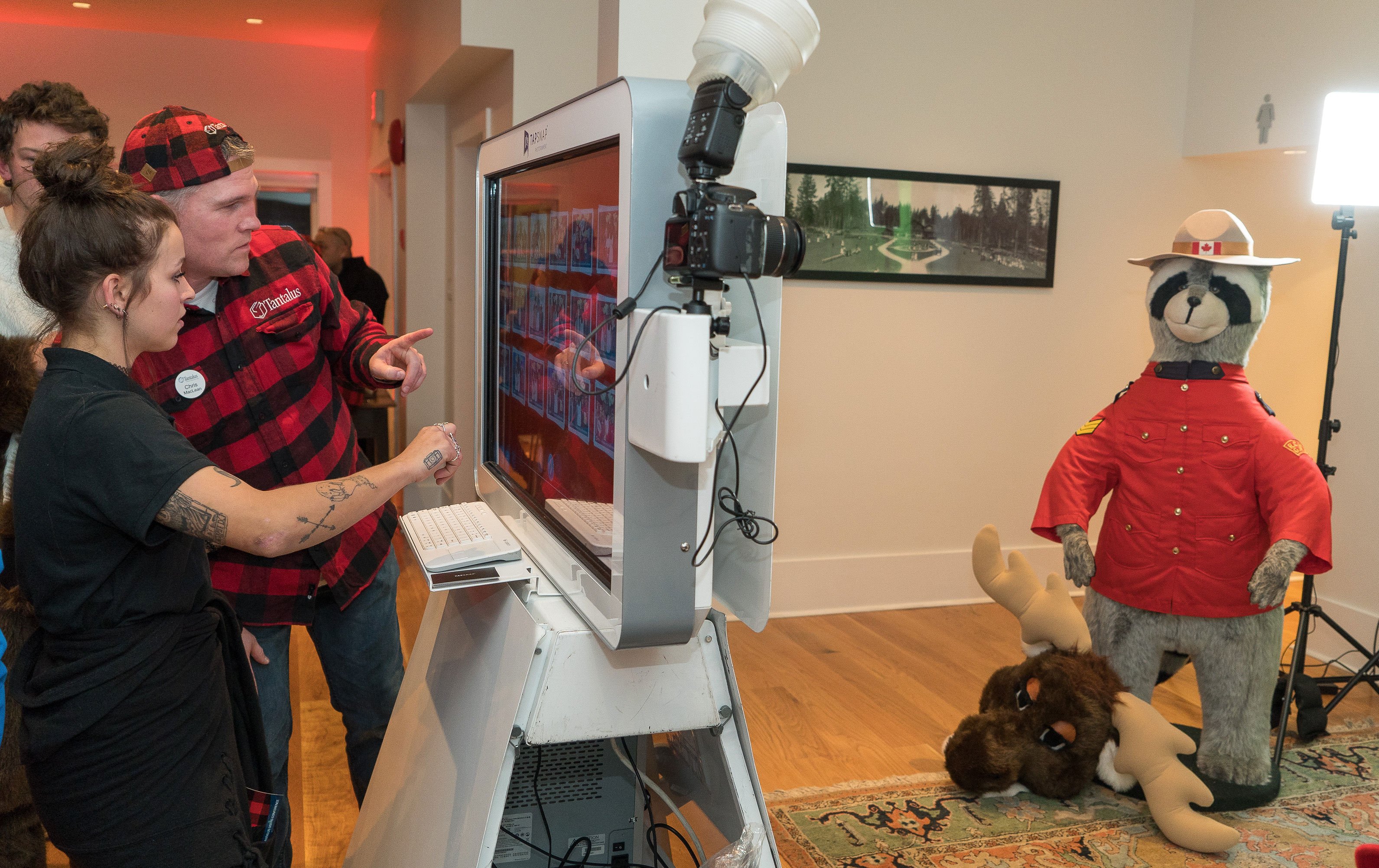 Very Canadian Photo Booth Scene